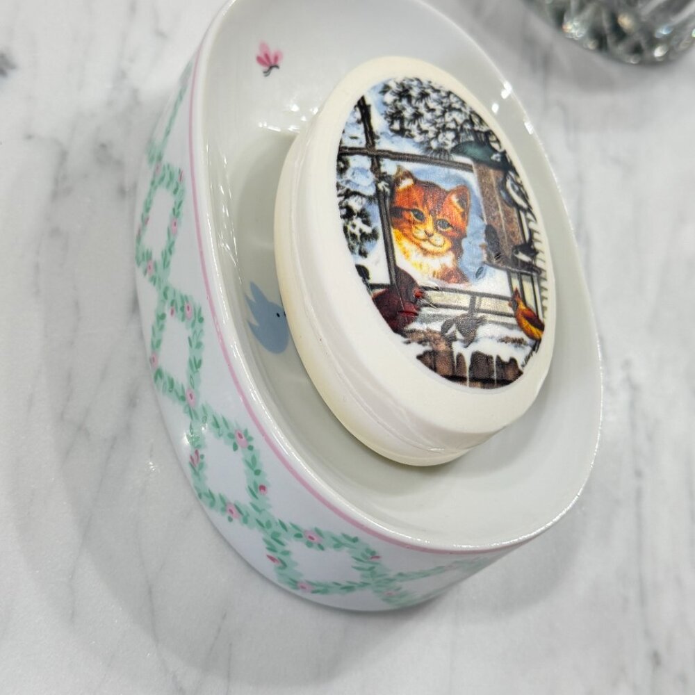 Vintage Soap Dish & Cat Soap Art - Picture 9 of 10